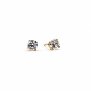 0.75 Total Carat Weight Lab Diamond Stud Earrings 18K Yellow Gold